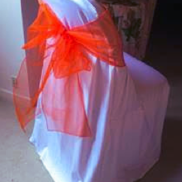 Housse de chaise Récéption - Blanche